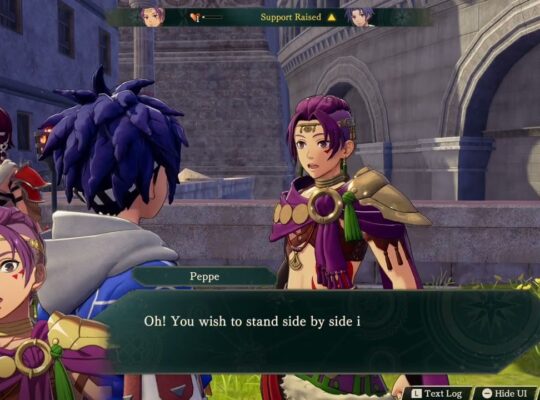 Fire Emblem: Fortune’s Weave – 1 Cai’s Path Ch 10: Recruit Peppe Into Ribeira Winds