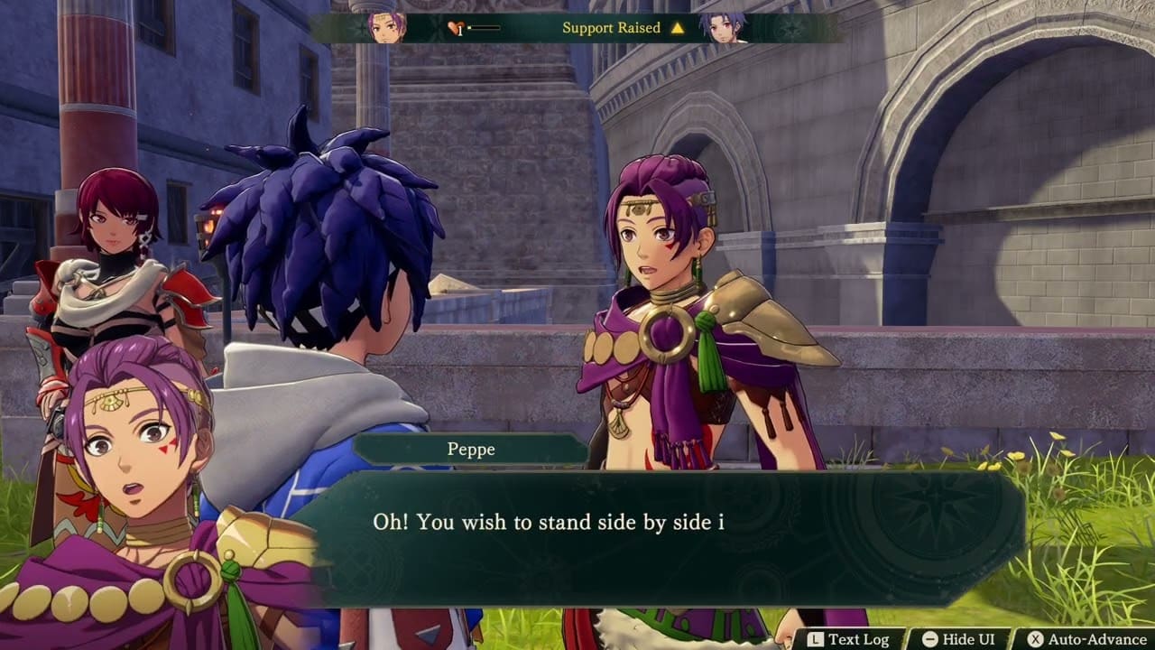 Fire Emblem: Fortune’s Weave – 1 Cai’s Path Ch 10: Recruit Peppe Into Ribeira Winds