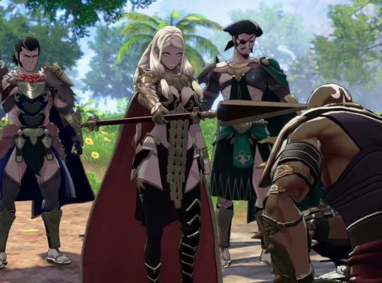 Fire Emblem: Fortune’s Weave – 1 Theodora’s Path Ch 1: Theodora Takes Bahr Vahn’s Hand Cutscene