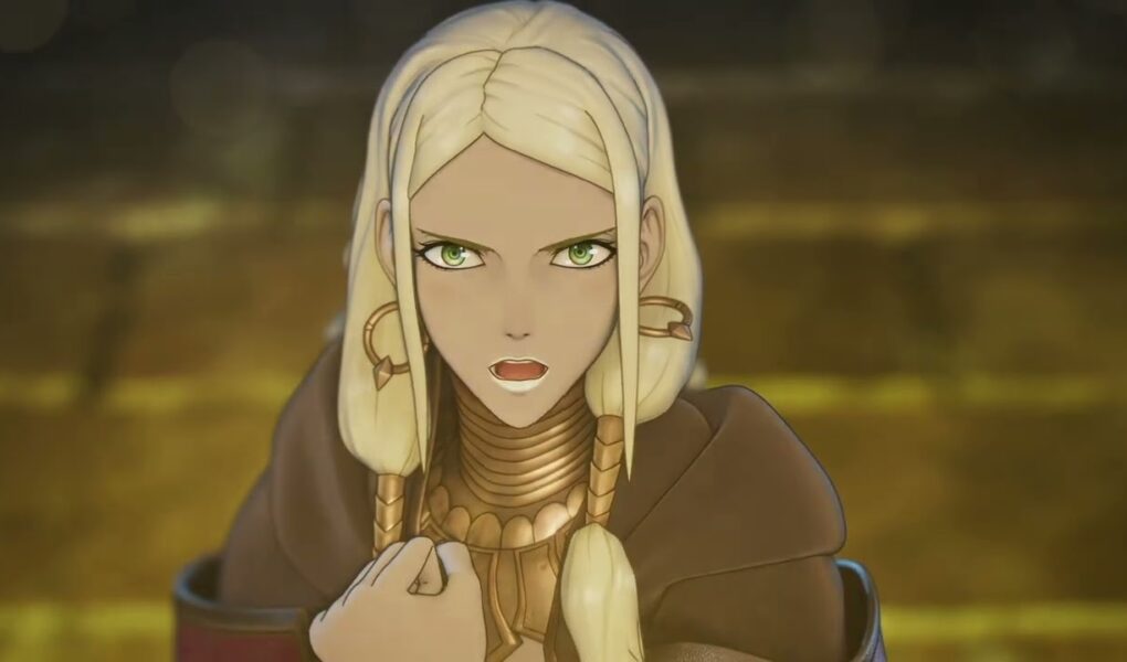 Fire Emblem: Fortune’s Weave – 1 Theodora’s Path Ch 1: Theodora Meets Mahadu – Gives Her Arm & Spear