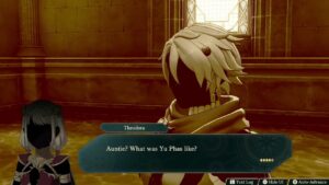 Fire Emblem: Fortune’s Weave – 1 Theodora’s Path Ch 1: Troy Tells Young Theodora Yu Phas Stories