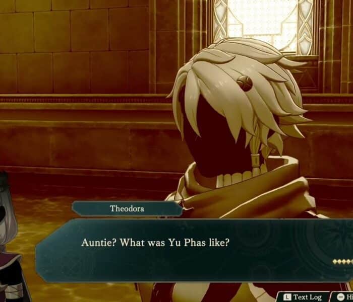 Fire Emblem: Fortune’s Weave – 1 Theodora’s Path Ch 1: Troy Tells Young Theodora Yu Phas Stories