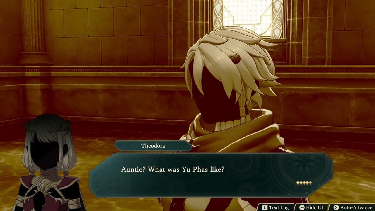 Fire Emblem: Fortune’s Weave – 1 Theodora’s Path Ch 1: Troy Tells Young Theodora Yu Phas Stories