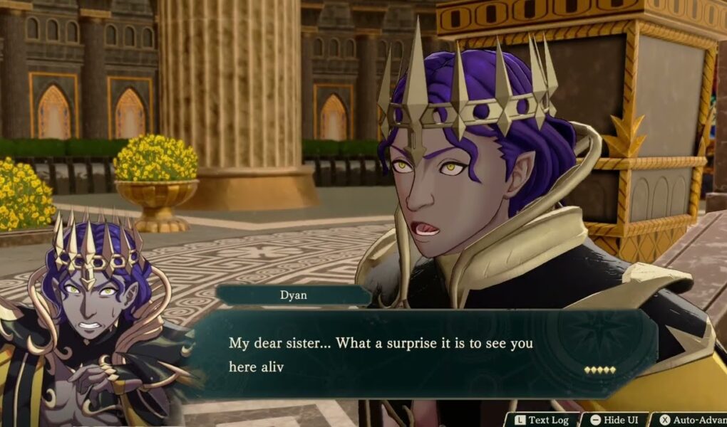 Fire Emblem: Fortune’s Weave – 1 Theodora’s Path Ch 2: Theodora Lifts The Monarch Axe Cutscene