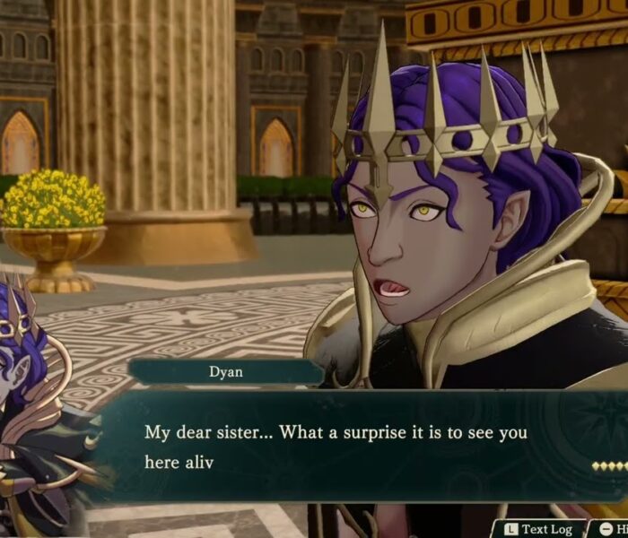Fire Emblem: Fortune’s Weave – 1 Theodora’s Path Ch 2: Theodora Lifts The Monarch Axe Cutscene