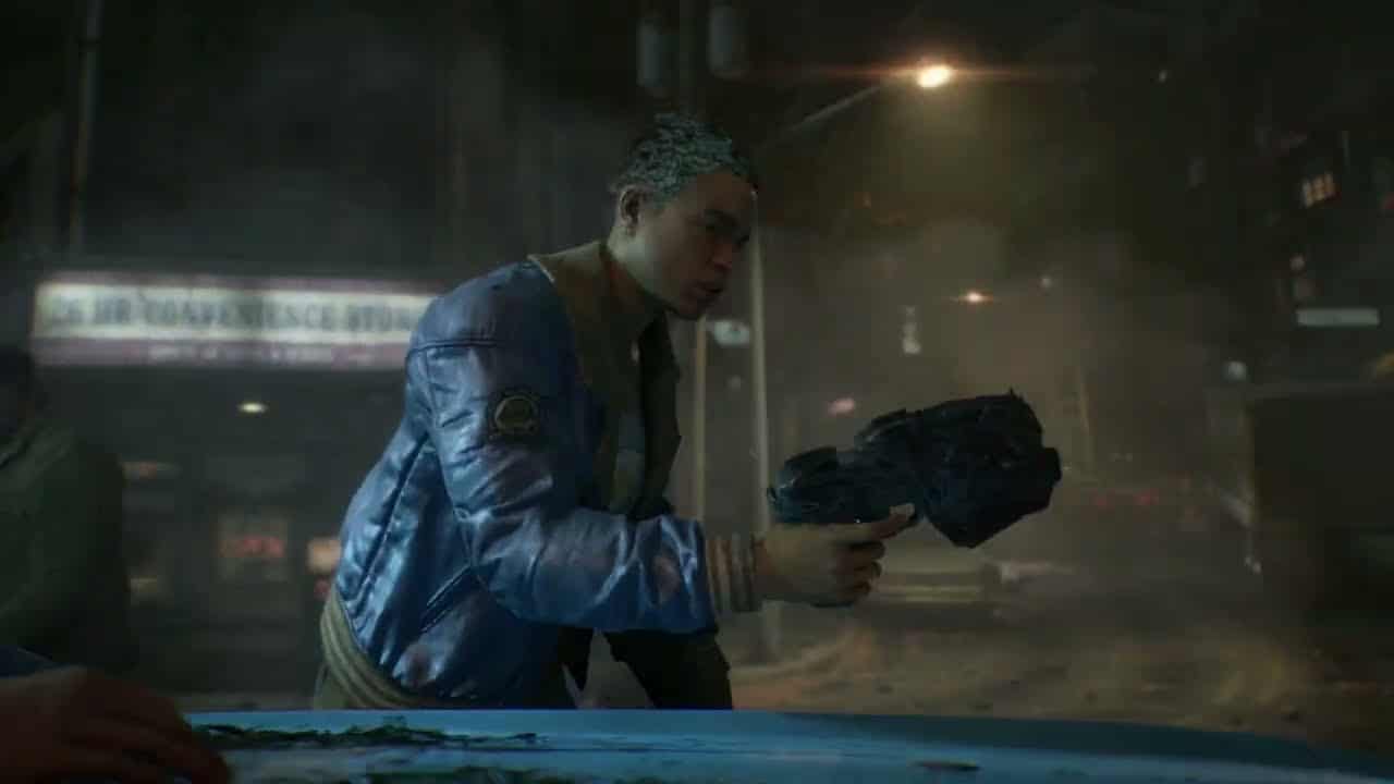 Gears of War: E Day – Act 1 Chapter 1: Grab Snub Pistols From Police Car Cutscene