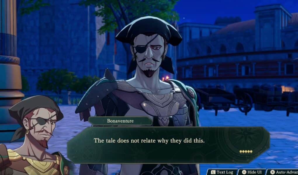 Fire Emblem: Fortune’s Weave – 1 Theodora’s Path Ch 3: Talk with Bonaventure “Ask For Details”