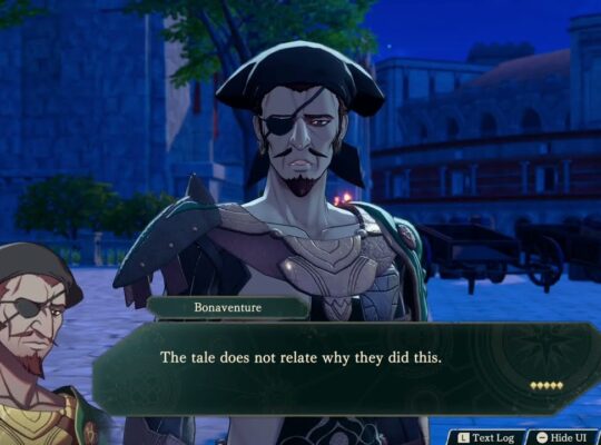 Fire Emblem: Fortune’s Weave – 1 Theodora’s Path Ch 3: Talk with Bonaventure “Ask For Details”