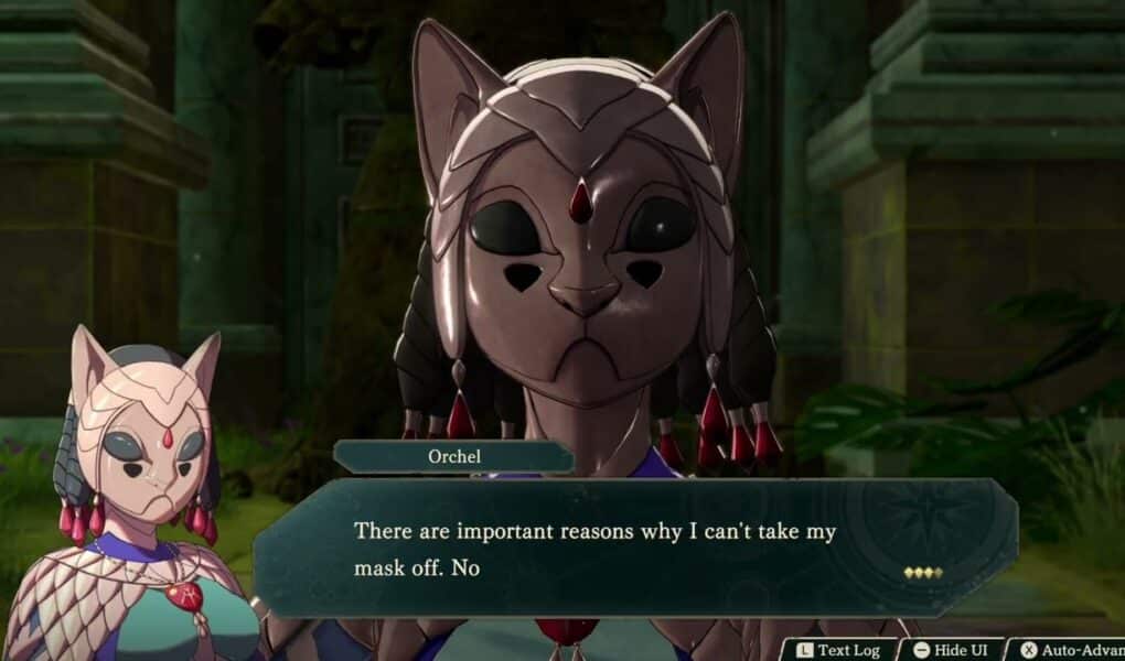 Fire Emblem: Fortune’s Weave – 1 Theodora’s Path Ch 3: Theodora Runs Into Orchel at Yu Phas Temple
