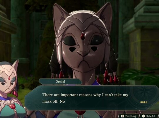 Fire Emblem: Fortune’s Weave – 1 Theodora’s Path Ch 3: Theodora Runs Into Orchel at Yu Phas Temple