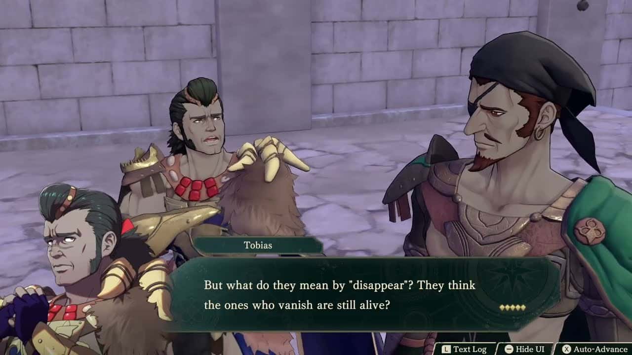 Fire Emblem: Fortune’s Weave – 1 Theodora’s Path Ch 3: Bonaventure “They Say People Disappear”