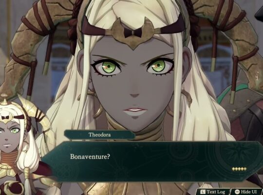 Fire Emblem: Fortune’s Weave – 1 Theodora’s Path Ch 3: Theodora Crushes a Shield Cutscene