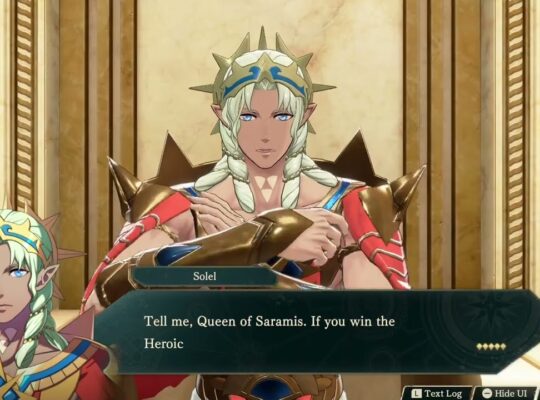 Fire Emblem: Fortune’s Weave – 1 Theodora’s Path Ch 3: Theodora Meets with Lord Solel “Your Desire”
