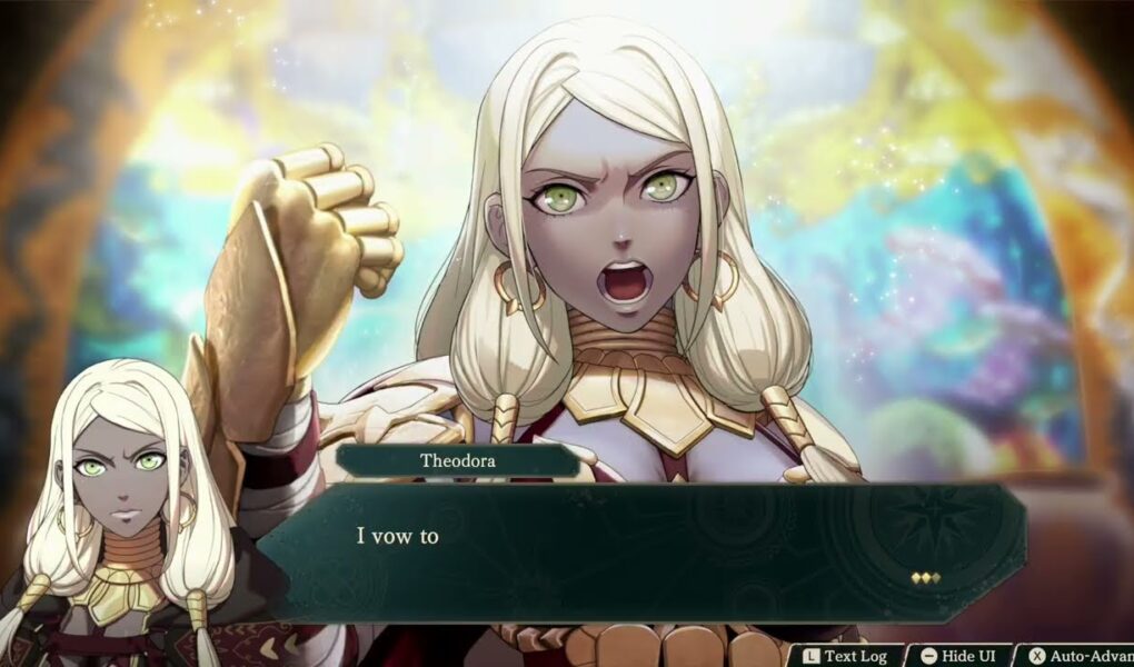 Fire Emblem: Fortune’s Weave – 1 Theodora’s Path Ch 2: Theodora Coronation Cutscene