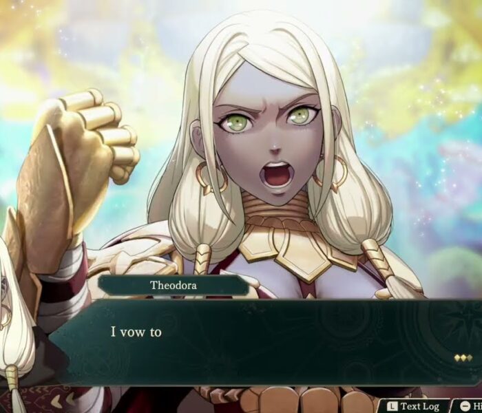 Fire Emblem: Fortune’s Weave – 1 Theodora’s Path Ch 2: Theodora Coronation Cutscene