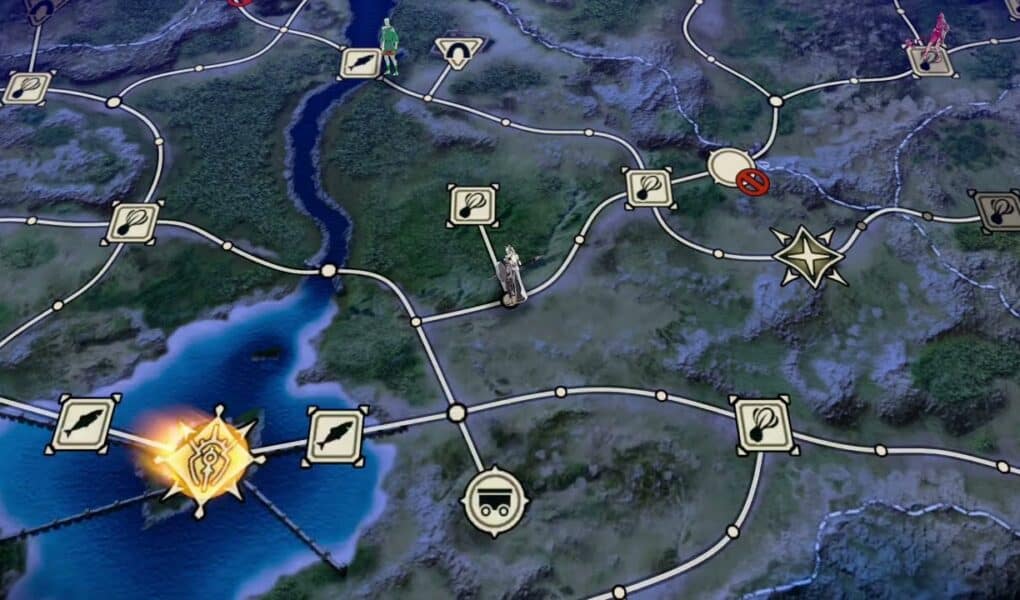 Fire Emblem: Fortune’s Weave – 1 Theodora Path Ch 5: Send Supplies: White Trout | World Map Gameplay