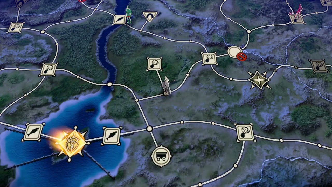 Fire Emblem: Fortune’s Weave – 1 Theodora Path Ch 5: Send Supplies: White Trout | World Map Gameplay