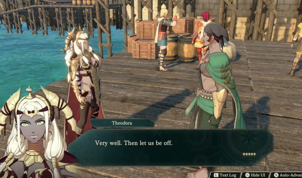 Fire Emblem: Fortune’s Weave – 1 Theodora’s Path Ch 5: Send Supplies Caltrop Flowers: Priest Joined