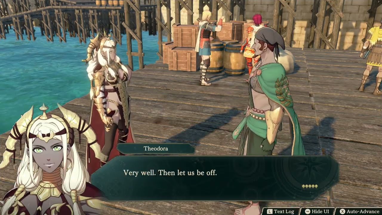 Fire Emblem: Fortune’s Weave – 1 Theodora’s Path Ch 5: Send Supplies Caltrop Flowers: Priest Joined