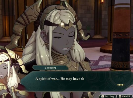 Fire Emblem: Fortune’s Weave – 1 Theodora’s Path Ch 4: Gaia Brigade: Post Fight Cutscene