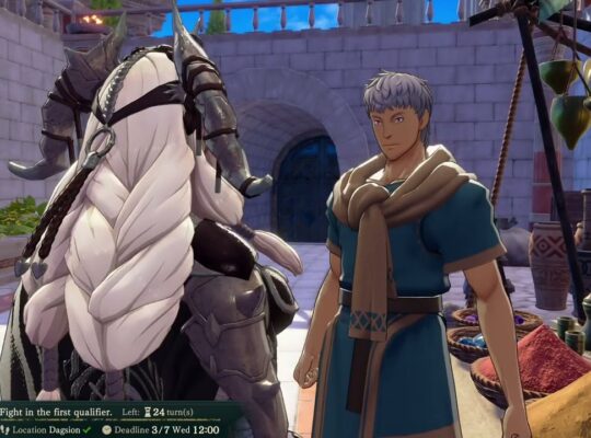 Fire Emblem: Fortune’s Weave – 1 Theodora’s Path Ch 4: Buy Weapons and Items for Roster | Training