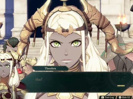 Fire Emblem: Fortune’s Weave – 1 Theodora Path Ch 5: Theodora Formally Meets Anatolia Cutscene