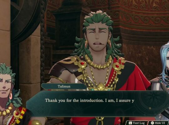 Fire Emblem: Fortune’s Weave – 1 Theodora Path Ch 5: Forgotten Alcar: Theodora Meets Talimun Scene