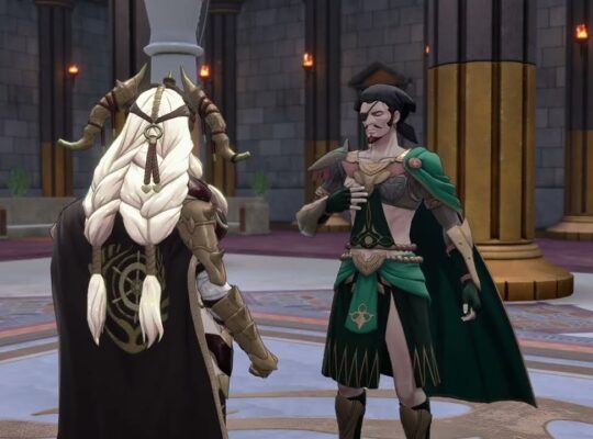 Fire Emblem: Fortune’s Weave – 1 Theodora Path Ch 7: Talk To Bonaventure About Next Match and Heir