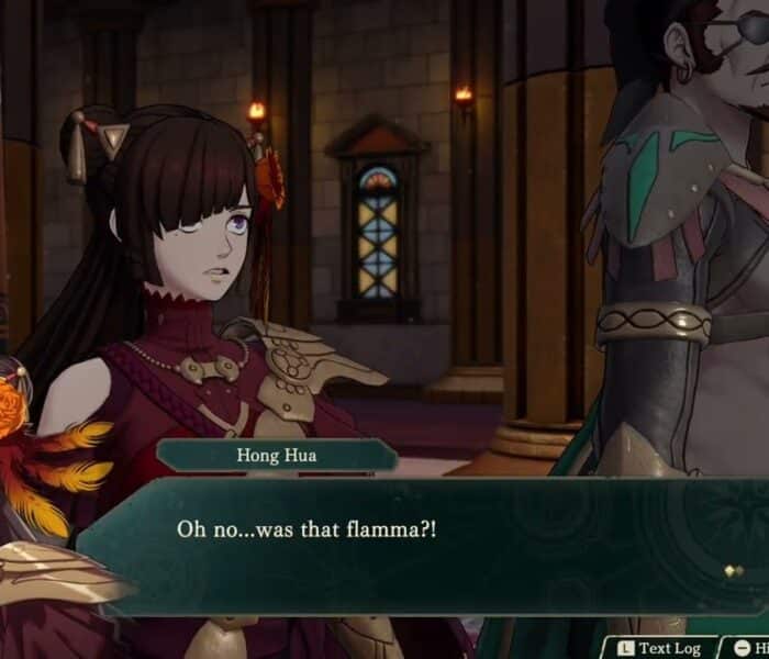 Fire Emblem: Fortune’s Weave – 1 Theodora Path Ch 6: Talk to Hong Hua | Bahr Vahn Transformation