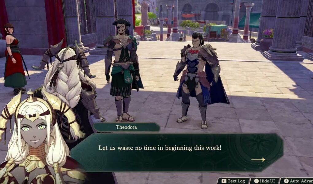 Fire Emblem: Fortune’s Weave – 1 Theodora Path Ch 6: Visit Vandahl Trading Co In Lowtown