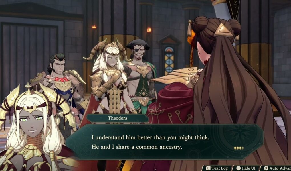Fire Emblem: Fortune’s Weave – 1 Theodora Path Ch 6: Theodora Meets Hong Hua Cutscene
