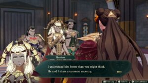Fire Emblem: Fortune’s Weave – 1 Theodora Path Ch 6: Theodora Meets Hong Hua Cutscene