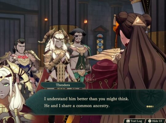Fire Emblem: Fortune’s Weave – 1 Theodora Path Ch 6: Theodora Meets Hong Hua Cutscene