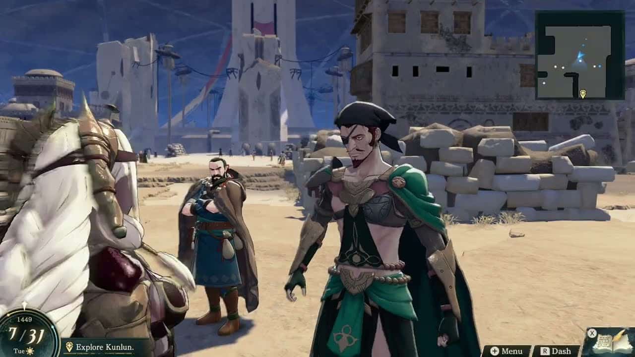 Fire Emblem: Fortune’s Weave – 1 Theodora Path Ch 9: The White Egg: Talk with Kunlun Citizens, Long