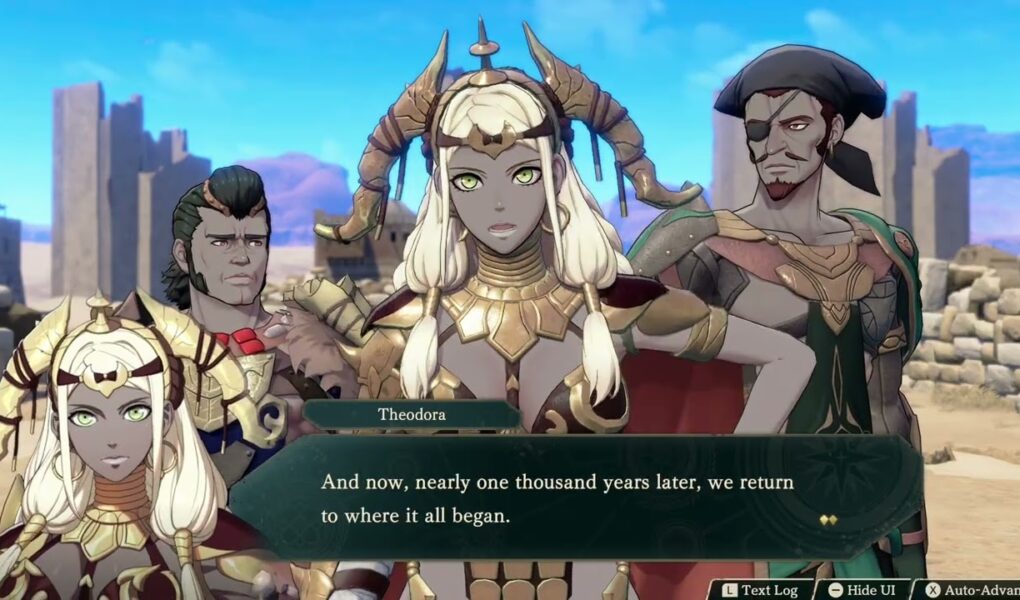 Fire Emblem: Fortune’s Weave – 1 Theodora Path Ch 9: Theodora Meets Zenon at The Legendary White Egg