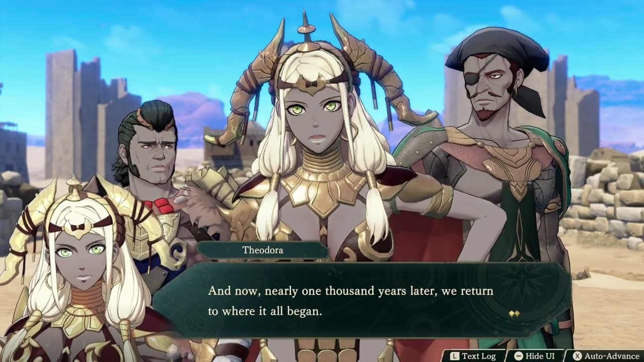 Fire Emblem: Fortune’s Weave – 1 Theodora Path Ch 9: Theodora Meets Zenon at The Legendary White Egg