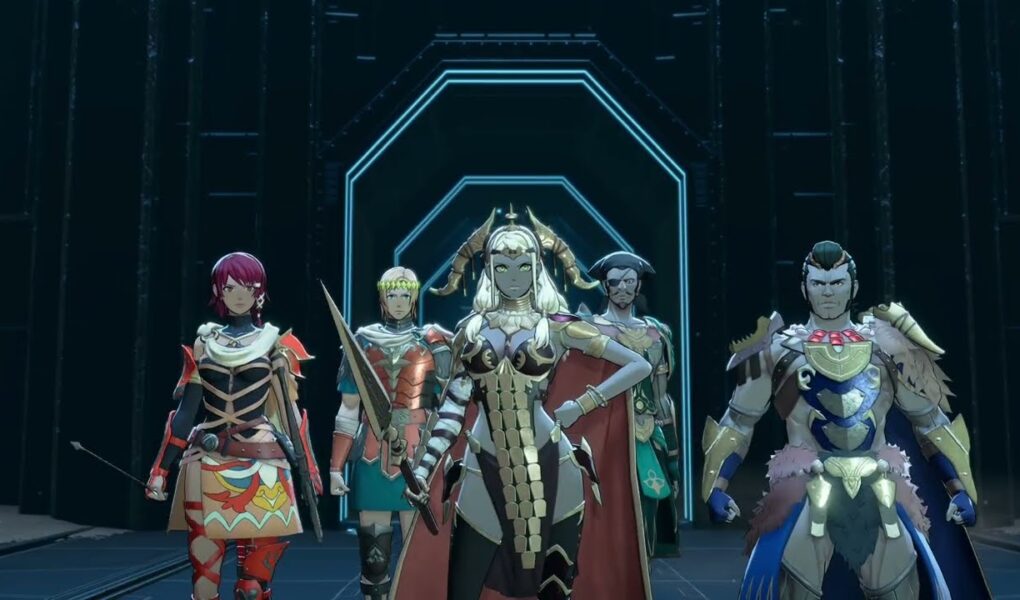 Fire Emblem: Fortune’s Weave – 1 Theodora Path Ch 9: Reach Kunlun: EX 061 Temple Arrival Cutscene