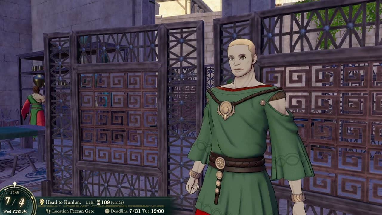 Fire Emblem: Fortune’s Weave – 1 Theodora Path Ch 9: Visit Vandahl Trading Co | Quality Weapon Crate