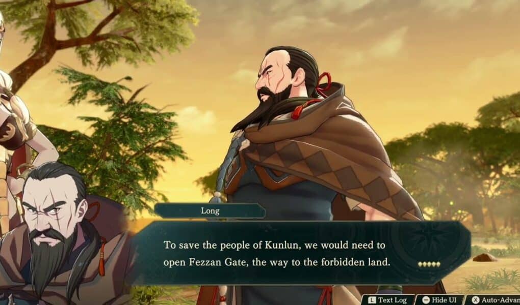 Fire Emblem: Fortune’s Weave – 1 Theodora Path Ch 9: Talk with Long About Kunlun and Anatolia