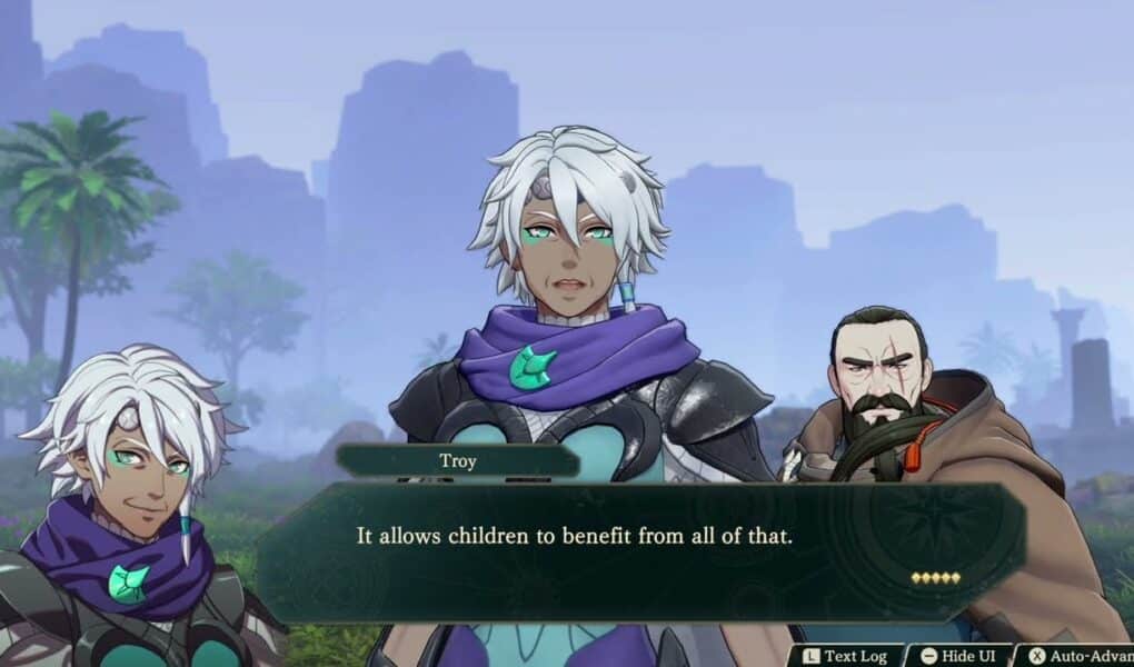 Fire Emblem: Fortune’s Weave – 1 Theodora Path Ch 9: Talk with Troy | Theodora Meets Long