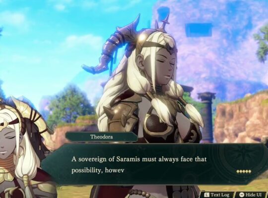 Fire Emblem: Fortune’s Weave – 1 Theodora Path Ch 8: Battle vs. The Har Hali: Defeat Nuzzuo