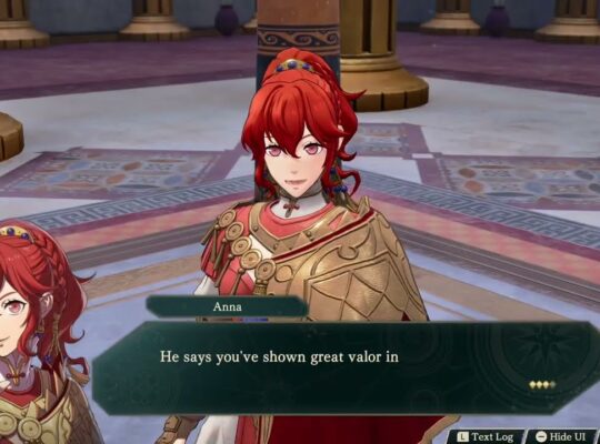 Fire Emblem: Fortune’s Weave – 1 Theodora Path Ch 8: Talk with Anna | “Consider Return To Megeira”