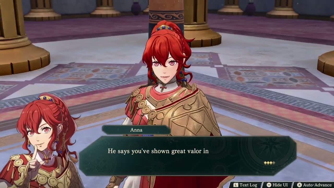 Fire Emblem: Fortune’s Weave – 1 Theodora Path Ch 8: Talk with Anna | “Consider Return To Megeira”