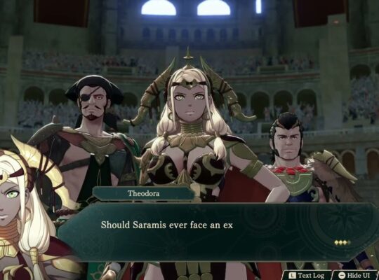 Fire Emblem: Fortune’s Weave – 1 Theodora Path Ch 10: Battle vs. Talimun: Collect Magic Orbs