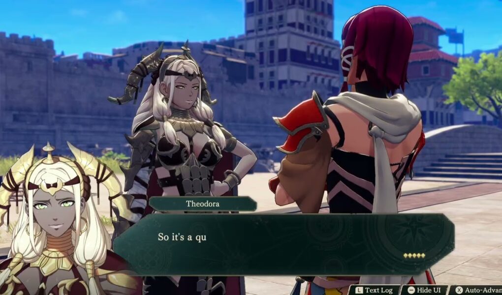 Fire Emblem: Fortune’s Weave – 1 Theodora Path Ch 10: Support Conversation: Theodora and Lilian