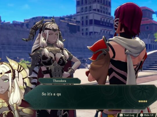Fire Emblem: Fortune’s Weave – 1 Theodora Path Ch 10: Support Conversation: Theodora and Lilian