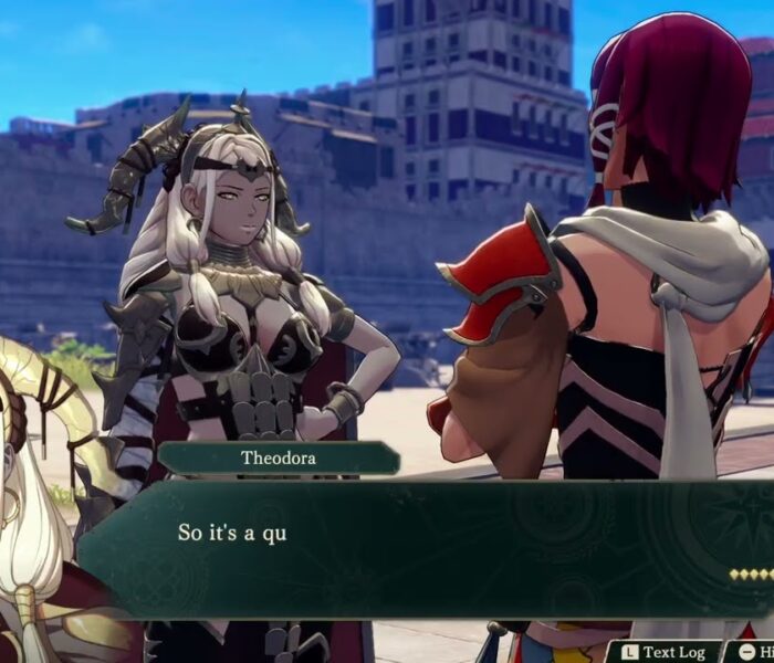 Fire Emblem: Fortune’s Weave – 1 Theodora Path Ch 10: Support Conversation: Theodora and Lilian