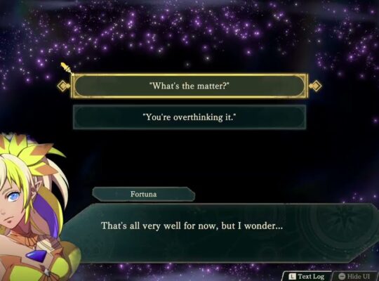 Fire Emblem: Fortune’s Weave – 1 Theodora Path Ch 10: Fortuna and Eshmel “I’m Sure She’ll Be Fine”