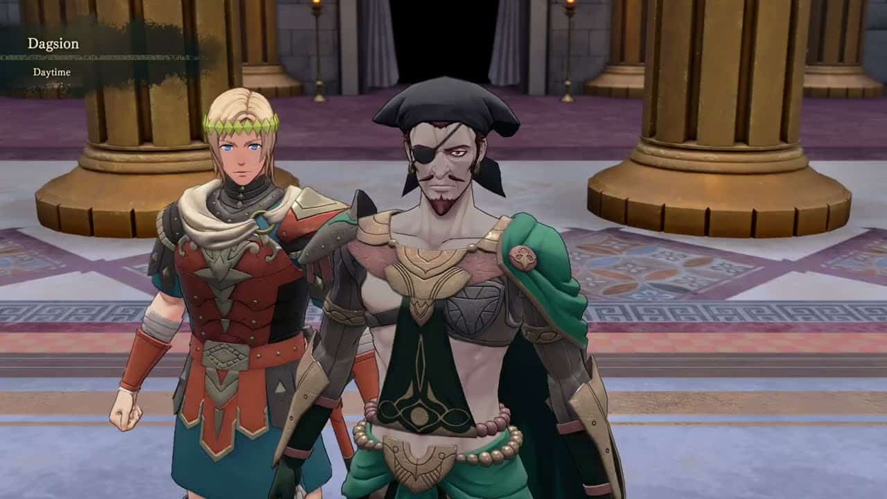 Fire Emblem: Fortune’s Weave – 1 Theodora Path Ch 11: Talk To Bonaventure About Next Match (Cai)