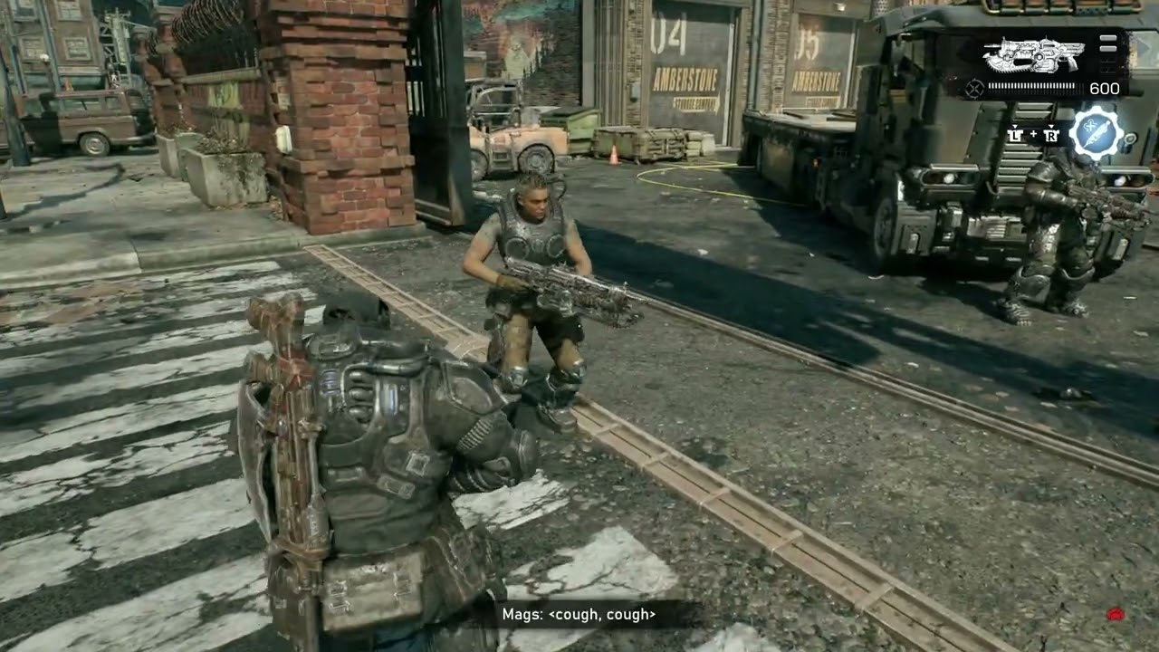 Gears of War: E Day – Act 2 Chapter 2: Explosion Cutscene – Mags Tells Marcus She Has Rust Lung